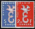 Belgia Mi.1117-1118 czyste** Europa Cept