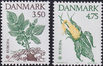 Dania Mi.1025-1026 czyste** Europa Cept