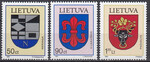 Litwa Mi.0652-654 czyste**