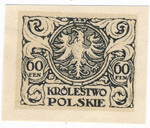 076 Projekt konkursowy - Polskie Marki Pocztowe 1918 rok - autor Józef Tom