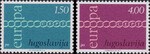 Jugosławia Mi.1416-1417 czyste** Europa Cept