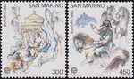 San Marino Mi.1249-1250 czyste** Europa Cept
