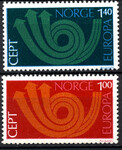 Norwegia Mi.0660-661 czyste** Europa Cept
