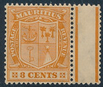 Mauritius Mi.0180 z międzypolem czyste**