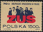 3123 czysty**  70 lat ZUS w Polsce