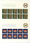 Liechtenstein 0546-547 Arkusiki kasowane