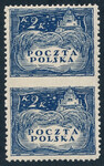 0082 B cx niebieski parka pionowa brak perforacji poziomej czysta** Wydanie w walucie koronowej 572/25