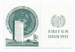 UNO - New York Mi.0002 y papier fluorescencyjny margines czysty**