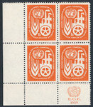 UNO - New York Mi.0079 czwórka marginesy dolne lewe czyste**