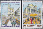 San Marino Mi.1774-1775 czyste** Europa Cept