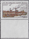 3295 pustopole pod znaczkiem czyste** 750-lecie nadania praw miejskich Szczecinowi