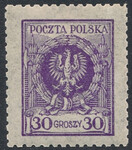 0190 x papier cienki ZL 10½ czysty** Orzeł w wieńcu