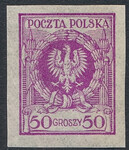 0192 nieząbkowany gwarancja czysty** Orzeł w wieńcu 143/26