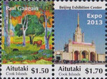 Aitutaki Mi.0904-905 znaczki z bloku 95 czyste**