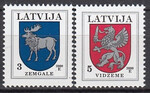 Łotwa Mi.0372-373 C VI (2000) czyste**