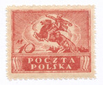 0100 a karminowoczerwony ZL 11½ czysty** Wydanie dla obszaru całej Rzeczypospolitej po unifikacji