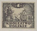 013 Projekt konkursowy barwa brązowa- Edmund Bartłomiejczyk Polskie Marki Pocztowe 1918 rok