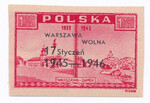 0388 czysty** 1 rocznica wyzwolenia Warszawy