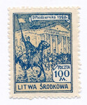 Litwa Środkowa 42 B ax ciemnoniebieski czysty**