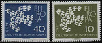 Bundesrepublik Mi.0367-368 czyste** Europa Cept