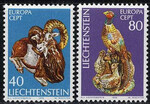 Liechtenstein 0642-643 czyste** Europa Cept