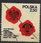 2533 kasowany XXXV rocznica układu PRL-ZSRR