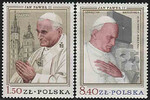 2482-2483 czyste** Wizyta papieża Jana Pawła II w Polsce