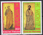 Watykan Mi.1242-1243 czyste** Europa Cept