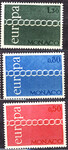Monaco Mi.1014-1016 czyste** Europa Cept
