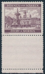 Protektorat Czech i Moraw Mi.058 pustopole pod znaczkiem czyste**
