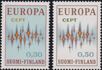Finlandia Mi.0700-701 czyste** Europa Cept