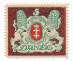 WMG 081 znak wodny Wz.10 S czysty** Wydanie obiegowe - herb Gdańska