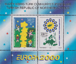 Turcja Cypryjska Mi.0516-517 Blok 19 czysty** Europa Cept