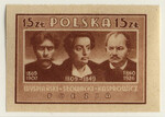 0435 Ab czerwonobrązowy papier szarożółty gładki średni czyste** Kultura Polska - II wydanie