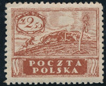 0095 ayB papier żeberkowany poziomo czysty** Wydanie w walucie markowej