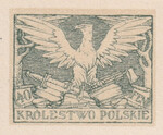 017 Projekt konkursowy barwa zielona- Ludwik Gardowski Polskie Marki Pocztowe 1918 rok