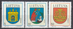 Litwa Mi.0526-528 czyste**