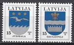 Łotwa Mi.0521-522 (2000) czyste**