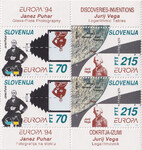 Słowenia Mi.0080-81 wieloblok II czyste** Europa Cept