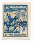 Litwa Środkowa 42 A ax ciemnoniebieski czysty*