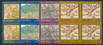 2696-2699 w czwórkach czyste** Pomniki polskiej kartografii 
