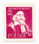 0896 czysty** 365 rocznica urodzin Jana Amosa Komeńskiego