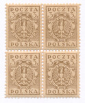 0085 B bx jasnobrązowy czwórka czysta** Wydanie w walucie markowej