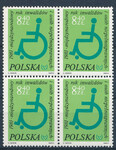 2620 w czwórce czysta** Międzynarodowy Rok Inwalidów i Osób Niepełnosprawnych