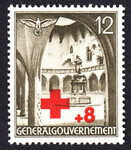 GG 052 czysty** Wydanie z dopłatą na Niemiecki Czerwony Krzyż