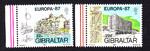 Gibraltar 0519-520 czyste** Europa Cept