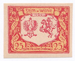 Litwa Środkowa 45 A czysty** Otwarcie Sejmu Litwy Środkowej