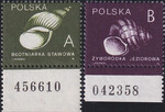 3124-3125 x papier gruby numeracja czyste** Ślimaki i małże