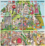 San Marino Mi.1539-1550 wieloblok czysty**