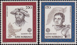 San Marino Mi.1212-1213 czyste** Europa Cept